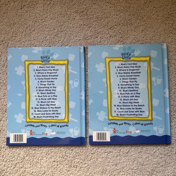 Blue's Clues - Blue’s Cool Idea, Where is Magenta? 2000 HC Discovery Series VTG - Picture 2 of 7